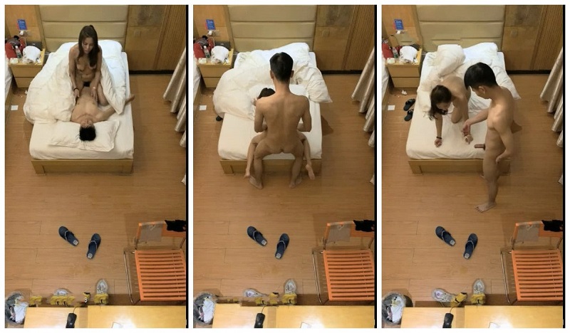 After zero zero little brother hotel air-conditioning machine secretly put the camera to find a good value of the face of the young lady secretly shooting while the young lady bathing secretly adjust angle