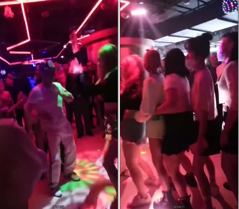 The best nightlife place in Yunnan Hekou sand dance ballroom, you can touch the milk buckle force, can not touch the milk count you lose multi-V unity!