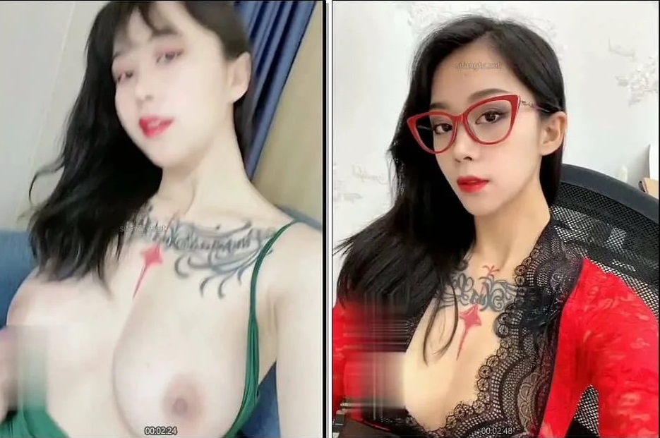 The super popular goddess 『Zhang He Yu』first time to show point to show abalone super large scale private shoot out beautiful breast sexy tattoo!