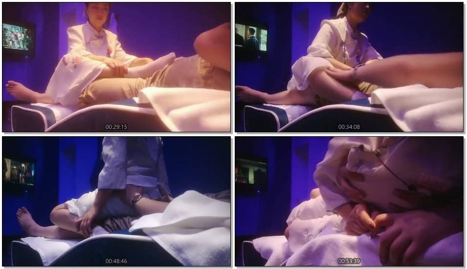 91 headmaster foot massage club to tease the female technician to open the room Unfortunately, the girl did not dare to go out can only WeChat about a takeaway door to pop!