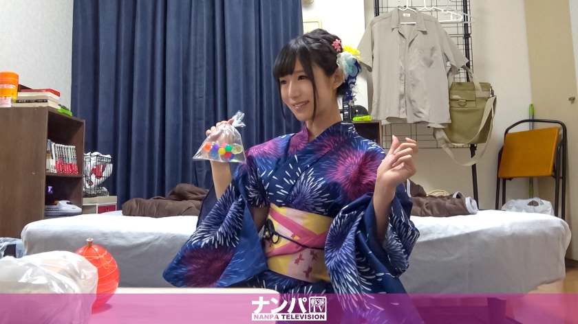 200GANA-1797 Fireworks display, yukata pick-up! Ai, 20 yrs old, college student, girl bar worker