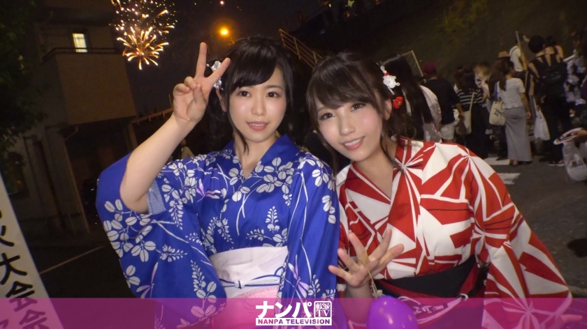 200GANA-1824 Fireworks display, yukata pick-up! Two beautiful tits yukata girls! They are drunk and squirt a lot! They are drunk and squirt a lot! Nanako, 21, Real estate company