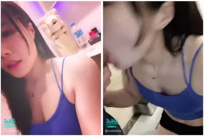 cutelala 與已婚粉絲的偷嚐禁果自己忍不住就先高潮了