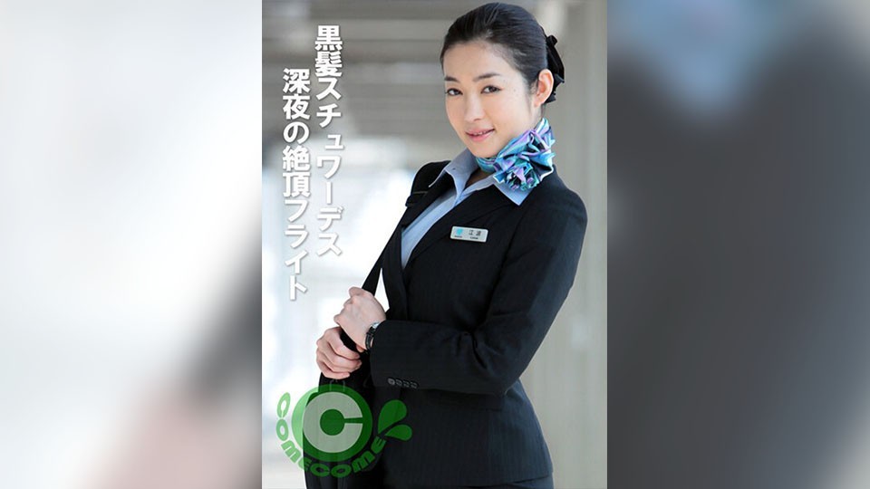 PYU-377 Black Hair Stewardess Late Night Climax Flight