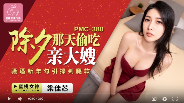 【國產精品】蜜桃传媒PMC380 除夕那天偷吃亲大嫂 骚逼新年勾引操到腿软-梁佳芯