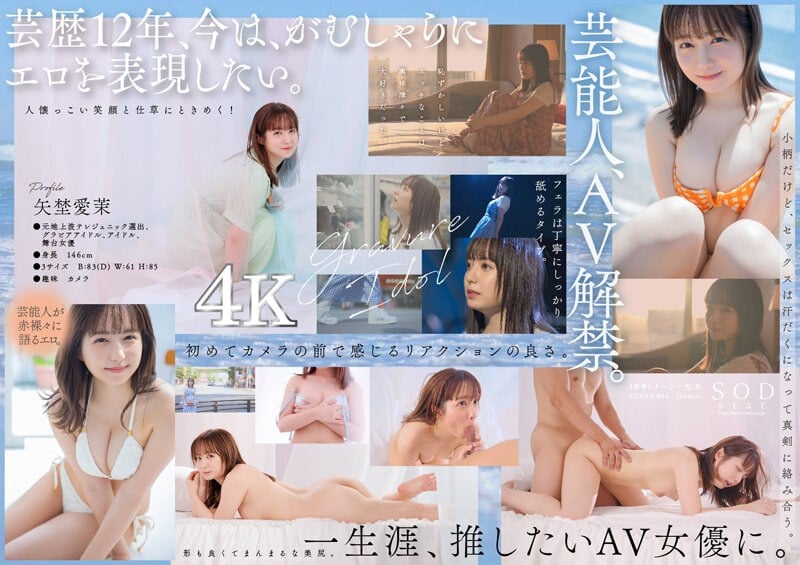 【モザイク破壊】STARS-984 芸能人 矢埜愛茉 AV DEBUT【圧倒的4K映像でヌク！】